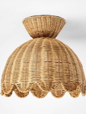 Woven Flush Mount Ceiling Light - Threshold™ designed with Studio McGee